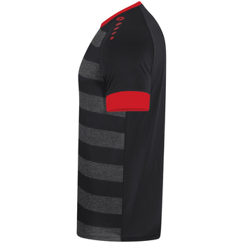 JAKO Trikot Celtic Melange KA (schwarz/sportrot)
