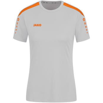 JAKO Trikot Power KA Damen (soft grey/neonorange)