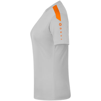 JAKO Trikot Power KA Damen (soft grey/neonorange)