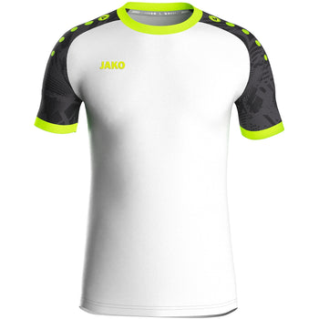 JAKO Trikot Iconic KA (weiß/schwarz/neongrün)