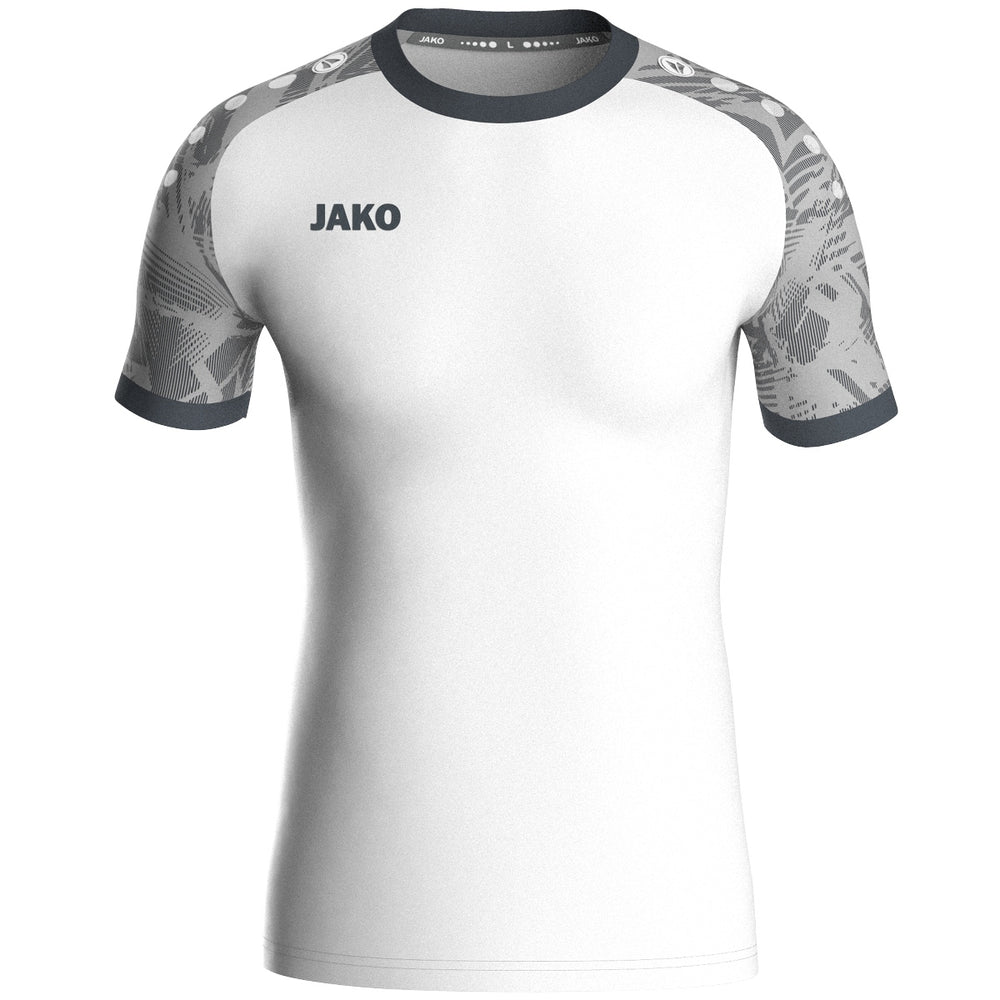 JAKO Trikot Iconic KA (weiß/soft grey/anthra light)