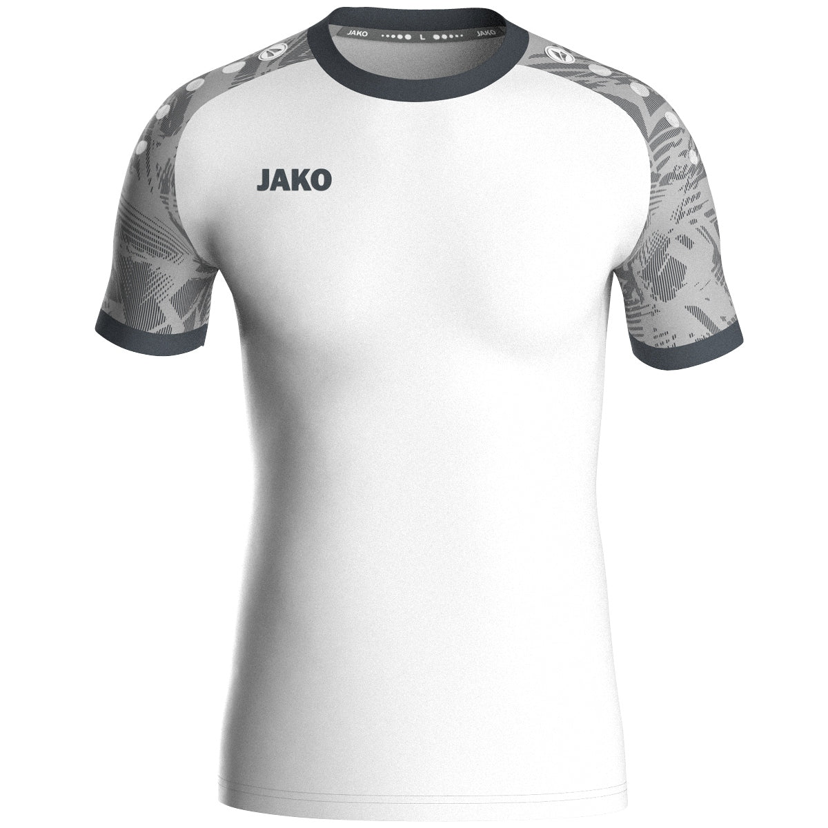 JAKO Trikot Iconic KA (weiß/soft grey/anthra light)