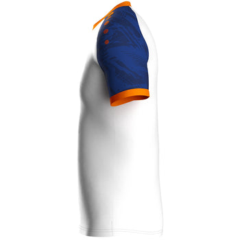 JAKO Trikot Iconic KA (weiß/sportroyal/neonorange)
