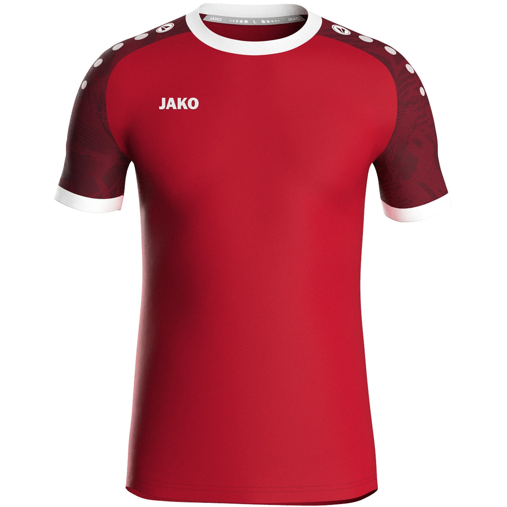 JAKO Trikot Iconic KA (sportrot/weinrot)