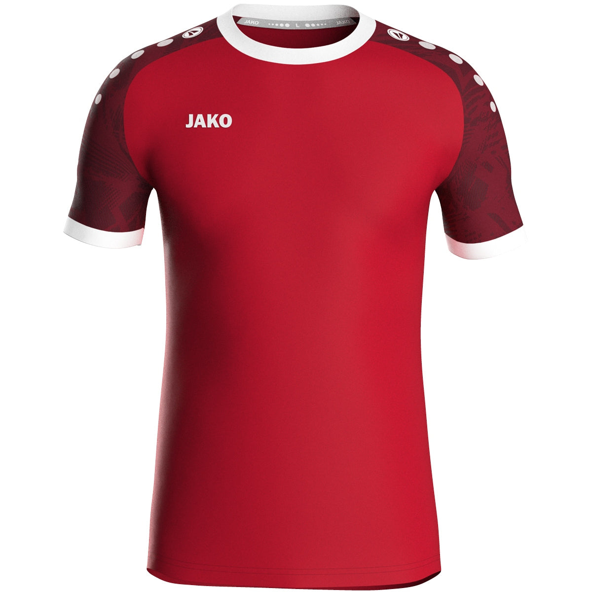 JAKO Trikot Iconic KA (sportrot/weinrot)