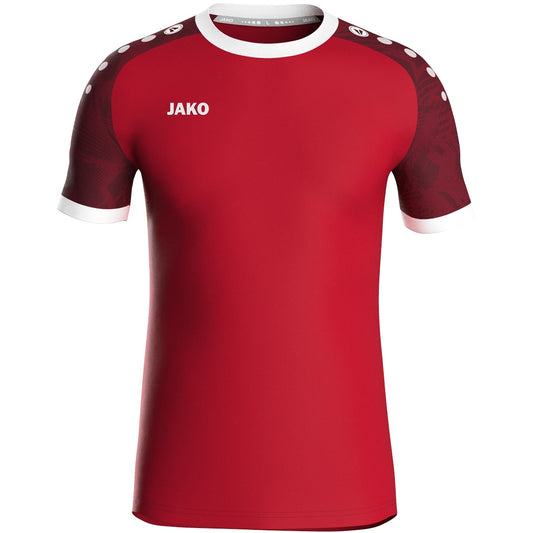 JAKO Trikot Iconic KA (sportrot/weinrot)