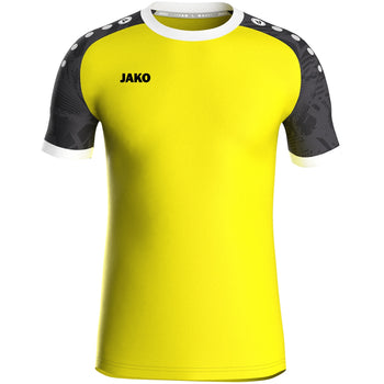 JAKO Trikot Iconic KA (soft yellow/schwarz)