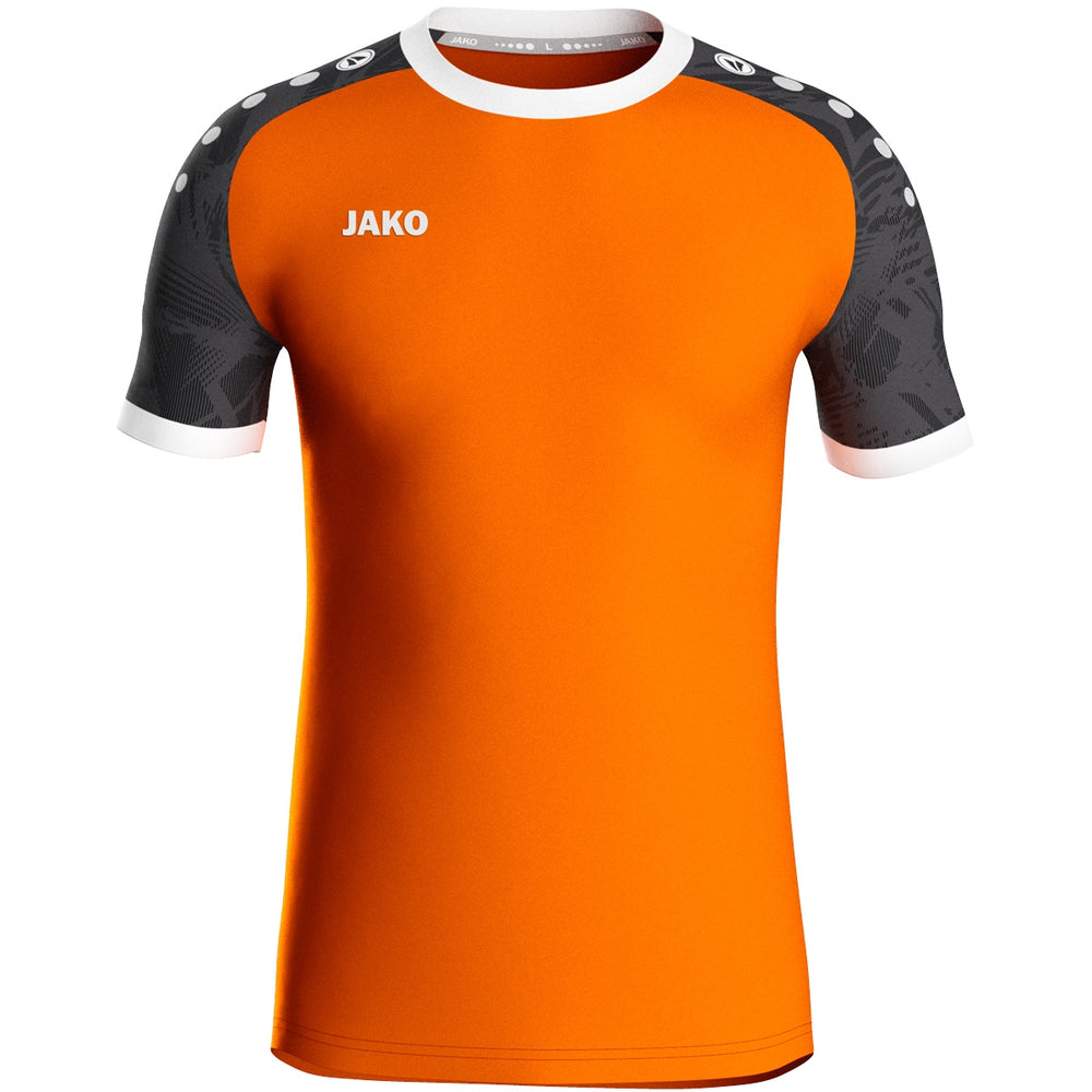 JAKO Trikot Iconic KA (neonorange/schwarz)