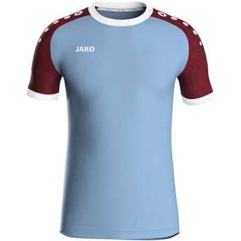 JAKO Trikot Iconic KA (lightblue/weinrot)