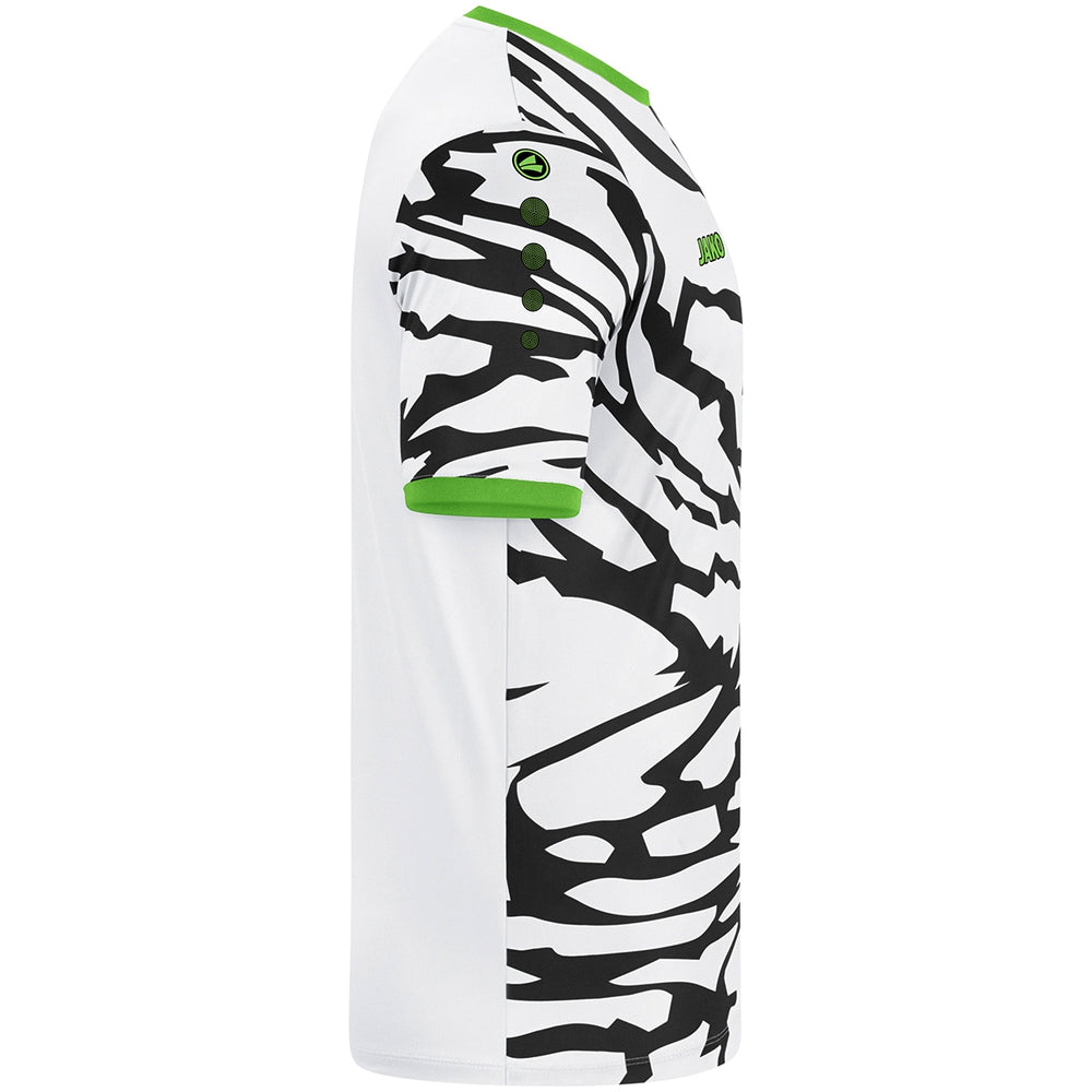JAKO Trikot Animal KA (weiß/schwarz/neongrün)