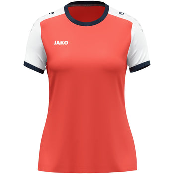 JAKO Trikot Dynamic KA Damen (coral/weiß/marine)