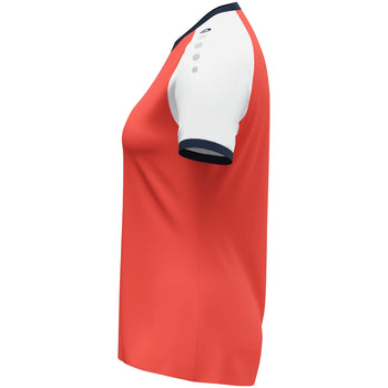 JAKO Trikot Dynamic KA Damen (coral/weiß/marine)