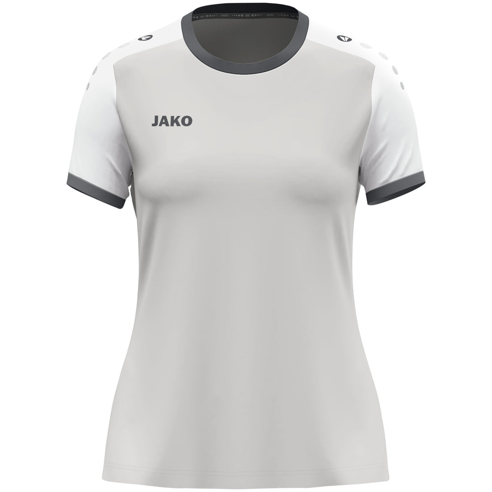 JAKO Trikot Dynamic KA Damen (hellgrau/weiß/grau)