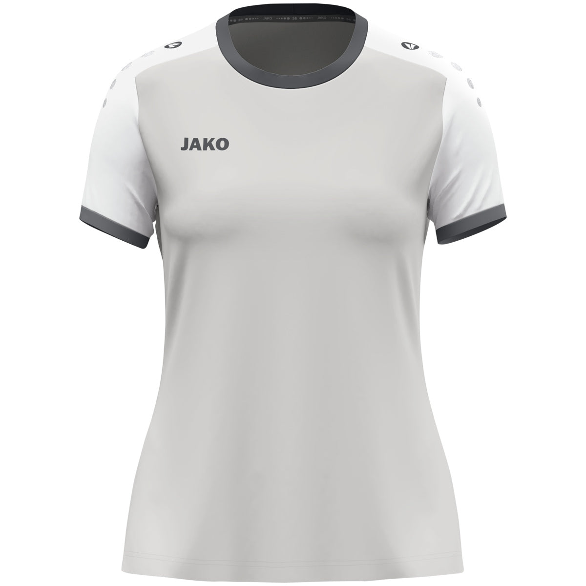 JAKO Trikot Dynamic KA Damen (hellgrau/weiß/grau)