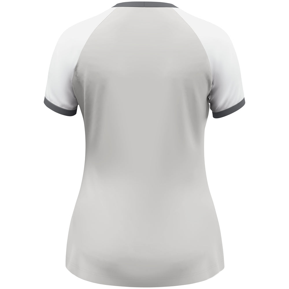 JAKO Trikot Dynamic KA Damen (hellgrau/weiß/grau)