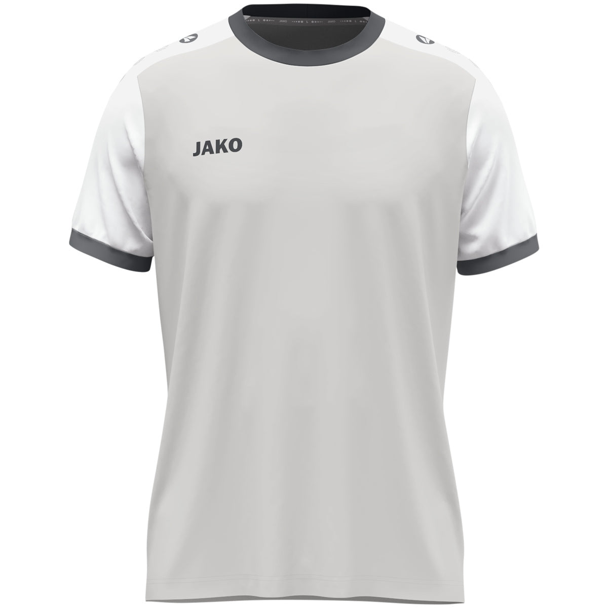 JAKO Trikot Dynamic KA (hellgrau/weiß/grau)