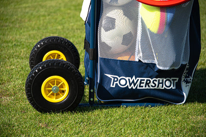 Powershot Der ultimative Gerätewagen-Fußball Blau Weiß
