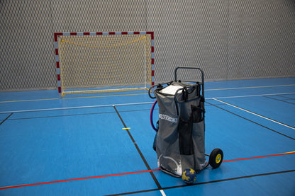 Powershot Der ultimative Gerätewagen-Handball Grau Weiß