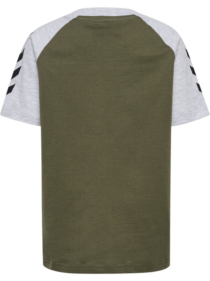 HUMMEL Logo T-Shirt S/S Kind (dusty olive)