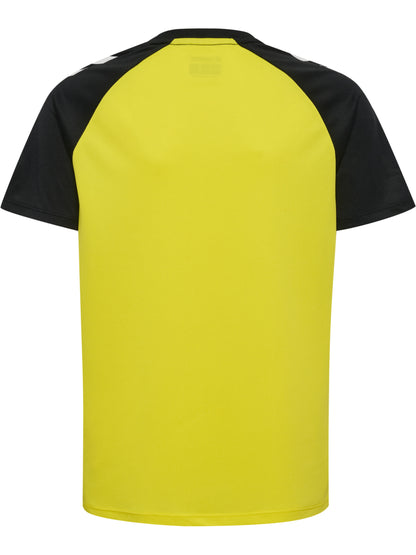HUMMEL Match Striped Jersey S/S Kind (blazing yellow/black)