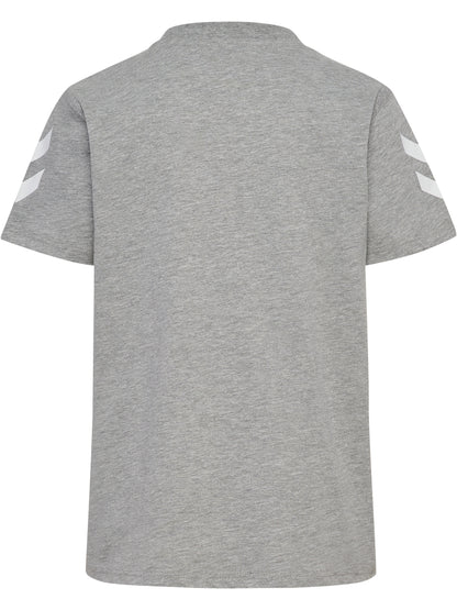 HUMMEL Go 2.0 Chevron T-Shirt S/S Kind (grey melange)