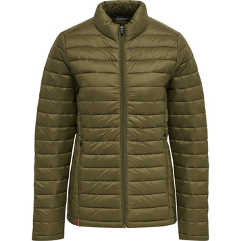 HUMMEL Red Quilted Jacket Damen Grün