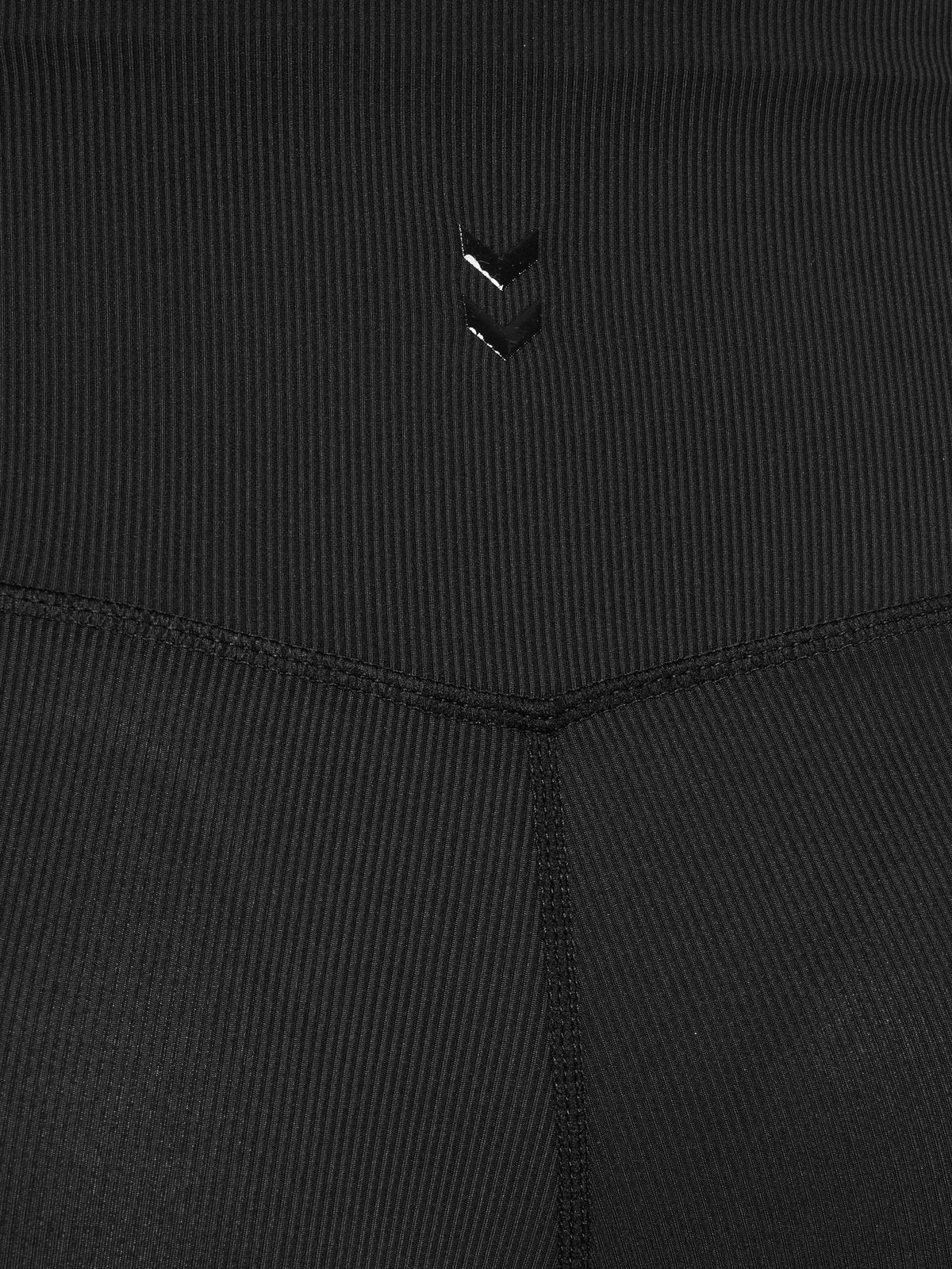 HUMMEL Prima Rib Straight Leg Hw Tights Damen (black)