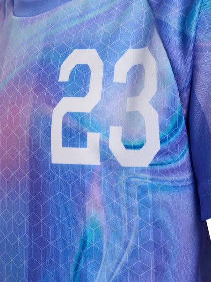 HUMMEL Shimmer T-Shirt S/S Kind (persian jewel)