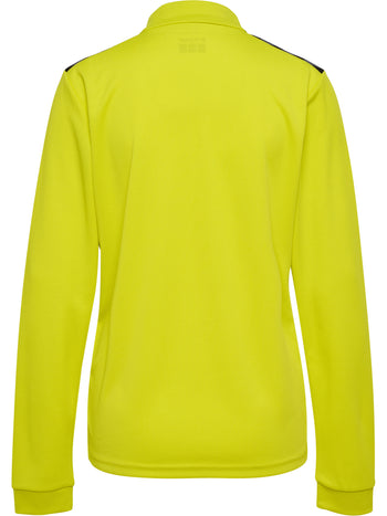 HUMMEL Authentic Half Zip Sweat Damen (blazing yellow)