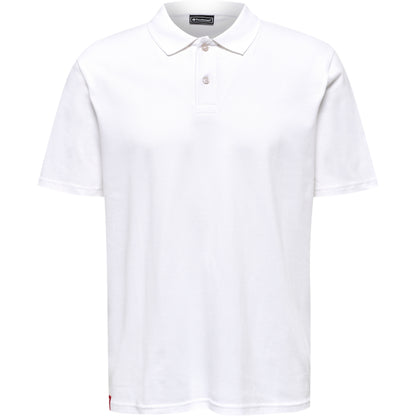 HUMMEL Red Classic Polo (white)
