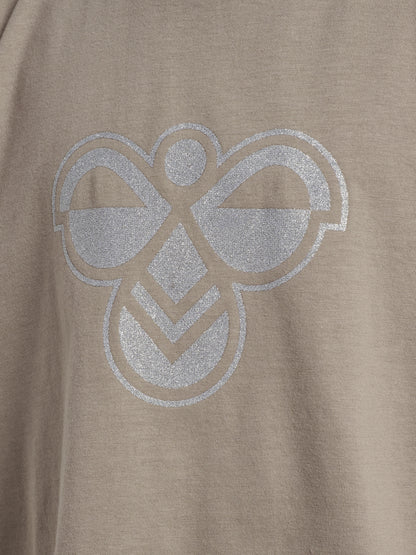 HUMMEL Ruffle T-Shirt Ss Big Bee Kind (rock ridge)