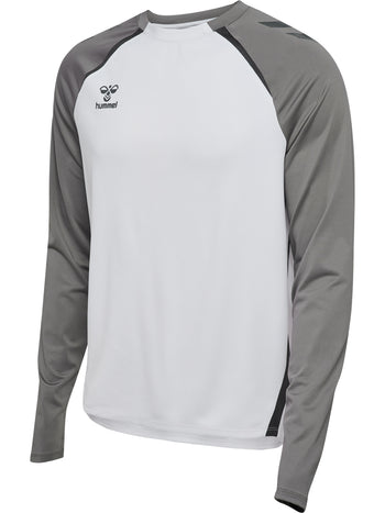 HUMMEL Lead 2.0 Crew Sweat (white/steel gray)