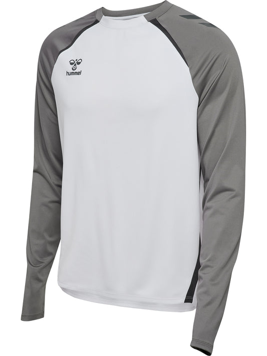 HUMMEL Lead 2.0 Crew Sweat (white/steel gray)