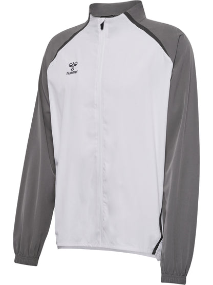 HUMMEL Lead 2.0 Woven Jacket (white/steel gray)