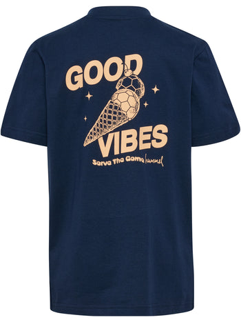HUMMEL Reg Graphic T-Shirt S/S Kind (dress blues)