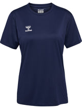 HUMMEL Essential Jersey S/S Damen Blau