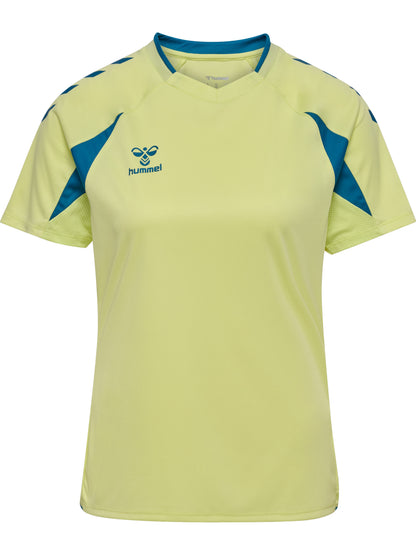 HUMMEL Core 2.0 Jersey S/S Damen (pale lime yellow/celestial)