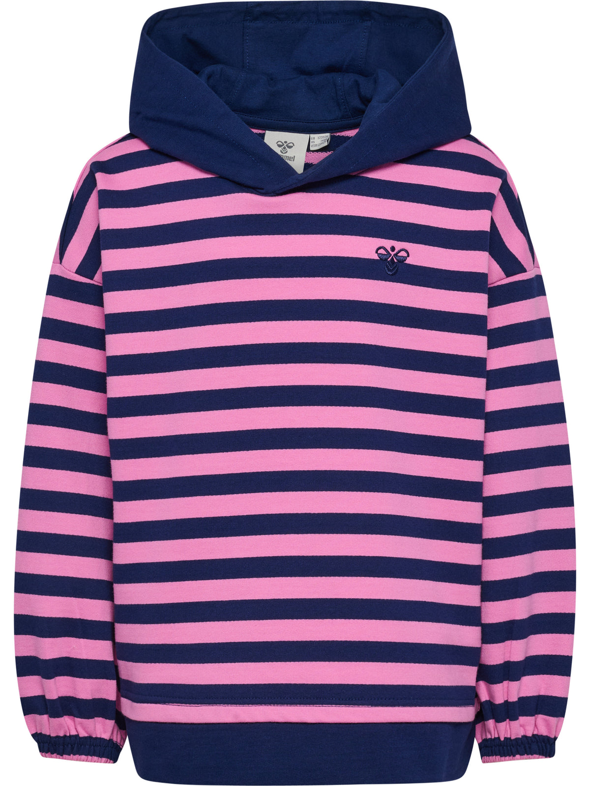 HUMMEL Conelly Boxy Contrast Hoodie Kind (medieval blue)