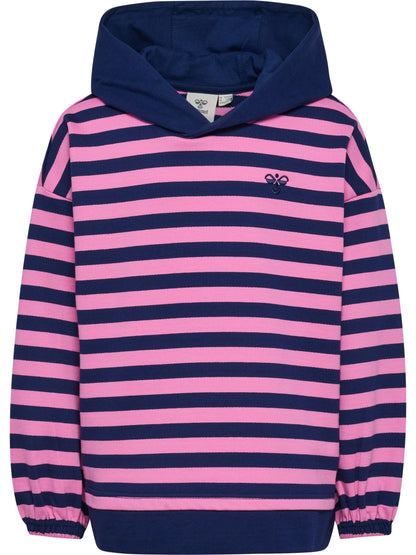 HUMMEL Conelly Boxy Contrast Hoodie Kind (medieval blue)