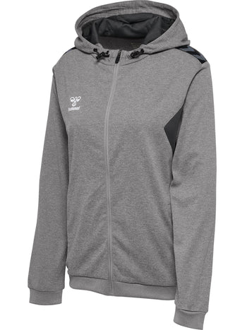 HUMMEL Authentic PL Zip Hoodie Damen (grey melange)