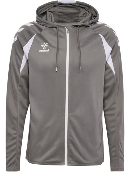 HUMMEL Core 2.0 Zip Hoodie (steel gray/white)