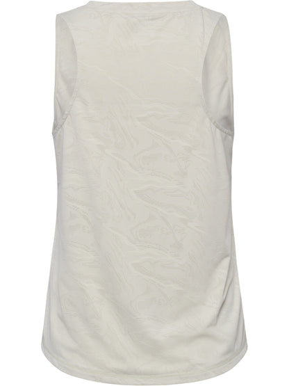 HUMMEL Vanja Jacquard Top Damen (silver birch)