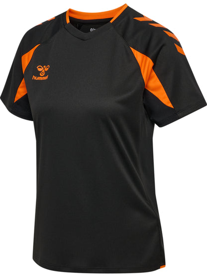 HUMMEL Core 2.0 Jersey S/S Damen (black/orange tiger)