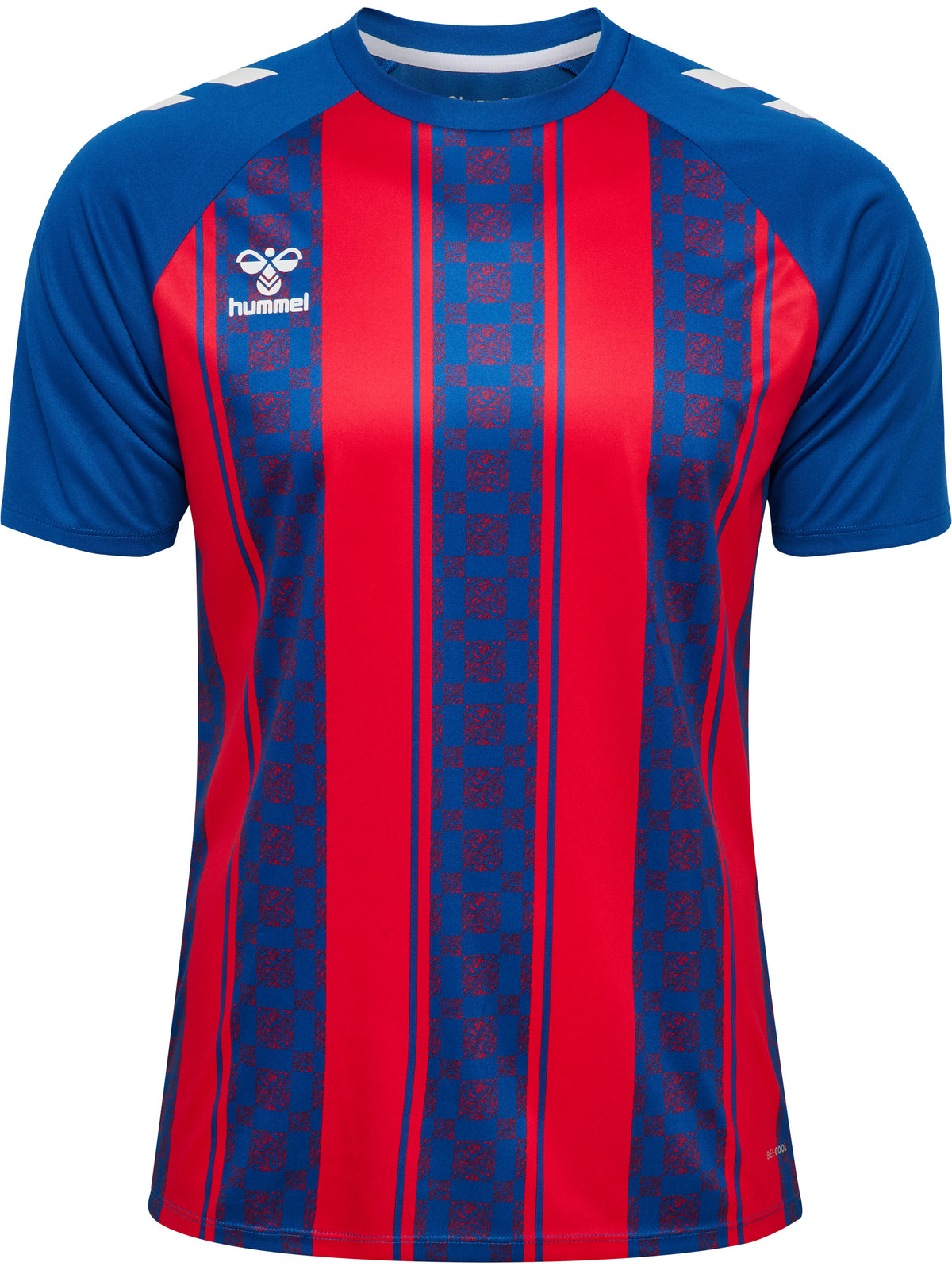 HUMMEL Match Striped Jersey S/S (true blue/true red)