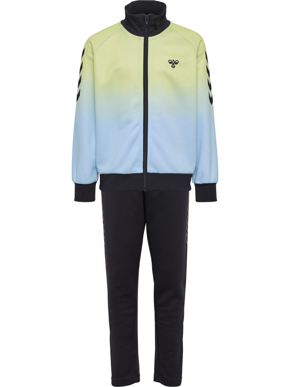 HUMMEL Gradient Track Suit Kind (shadow lime/black)