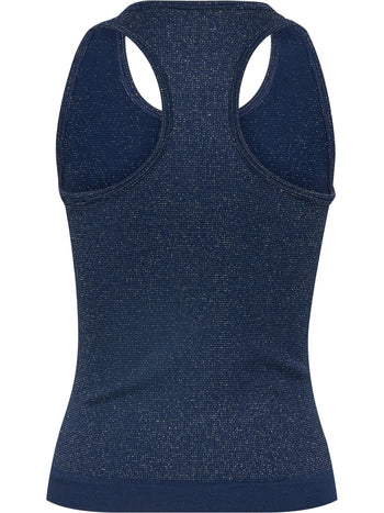 HUMMEL Seamless Glitter Tank Top Kind (dress blues)