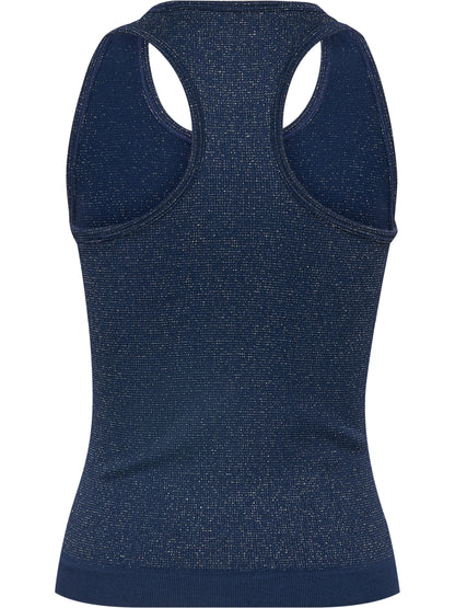 HUMMEL Seamless Glitter Tank Top Kind (dress blues)