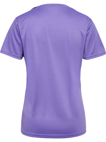HUMMEL Authentic PL Jersey S/S Damen (dahlia purple/asphalt)