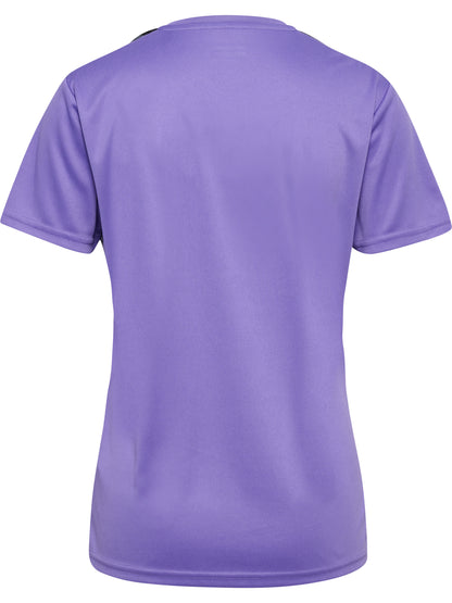 HUMMEL Authentic PL Jersey S/S Damen (dahlia purple/asphalt)