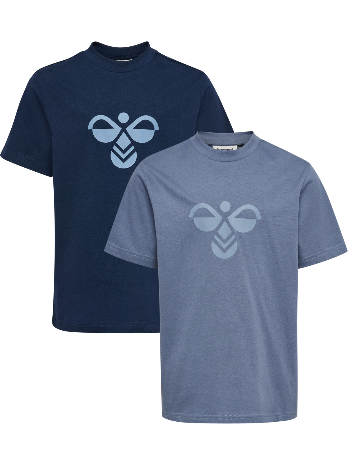 HUMMEL Reg Tukas 2-Pack T-Shirt S/S Kind (dress blues/flint stone)
